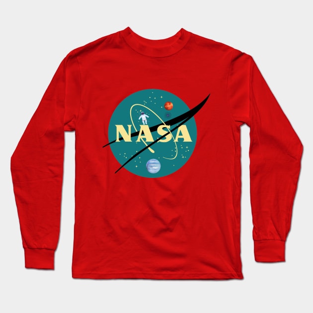 Nasa Long Sleeve T-Shirt by Alpha-store